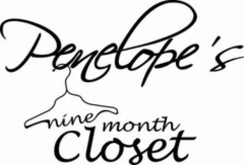 PENELOPE'S NINE MONTH CLOSET Logo (USPTO, 09.01.2009)