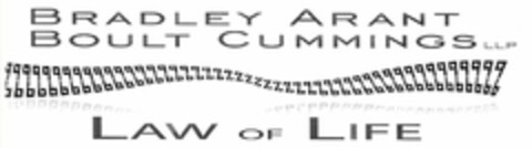 BRADLEY ARANT BOULT CUMMINGS LLP LAW OF LIFE Logo (USPTO, 04.12.2009)