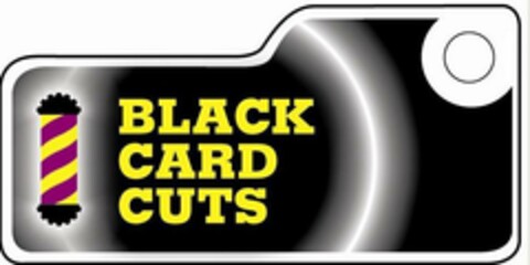 BLACK CARD CUTS Logo (USPTO, 26.05.2010)