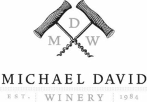 MDW MICHAEL DAVID WINERY EST. 1984 Logo (USPTO, 08.11.2010)