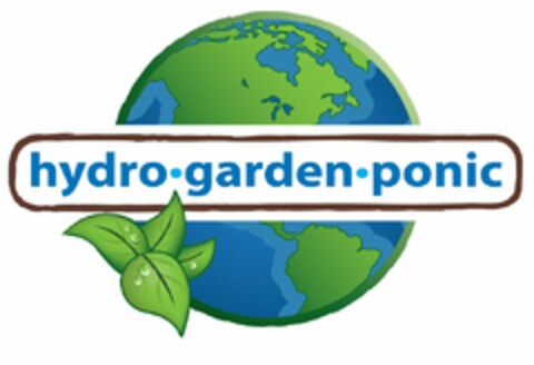 HYDRO·GARDEN·PONIC Logo (USPTO, 01/27/2011)