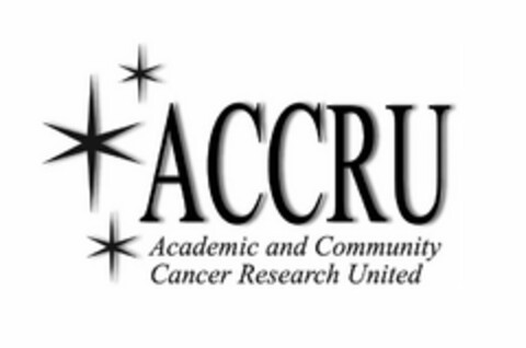 ACCRU ACADEMIC AND COMMUNITY CANCER RESEARCH UNITED Logo (USPTO, 03/05/2012)