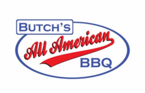 BUTCH'S ALL AMERICAN BBQ Logo (USPTO, 03.10.2012)