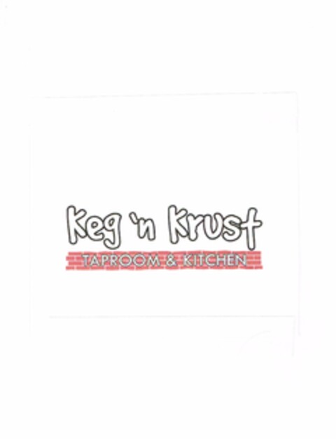 KEG 'N KRUST TAPROOM AND KITCHEN Logo (USPTO, 13.07.2014)