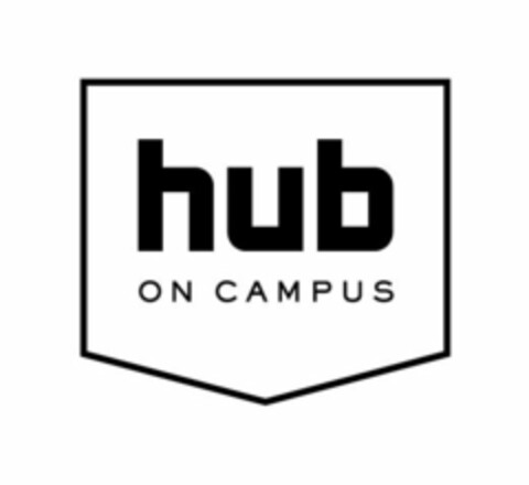 HUB ON CAMPUS Logo (USPTO, 08/18/2014)