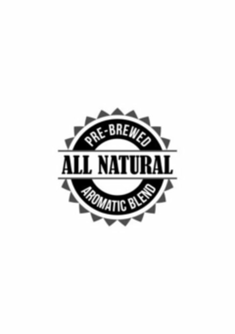 PRE-BREWED ALL NATURAL AROMATIC BLEND Logo (USPTO, 10/31/2014)