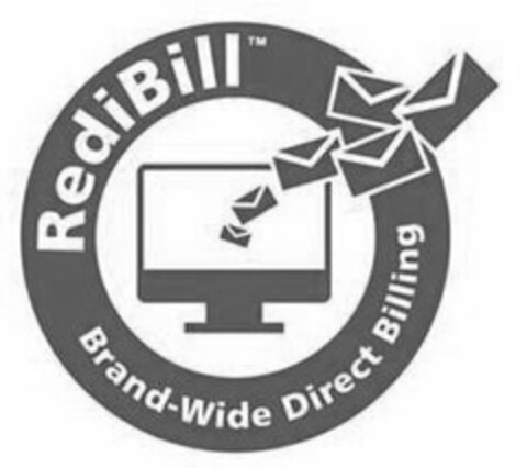 REDIBILL BRAND-WIDE DIRECT BILLING Logo (USPTO, 03/27/2015)