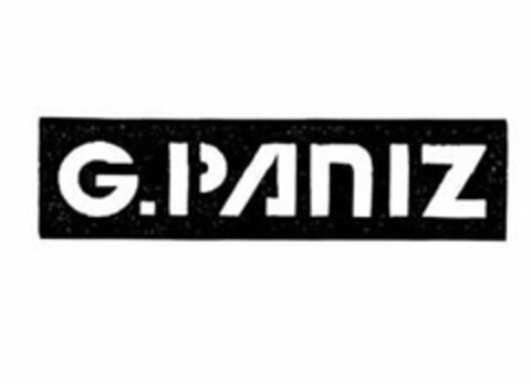 G.PANIZ Logo (USPTO, 16.09.2015)