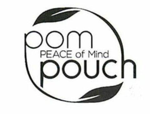 POM POUCH PEACE OF MIND Logo (USPTO, 28.09.2015)