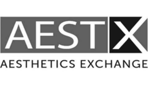 AESTX AESTHETICS EXCHANGE Logo (USPTO, 08/10/2017)