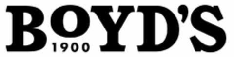 BOYD'S 1900 Logo (USPTO, 24.01.2018)