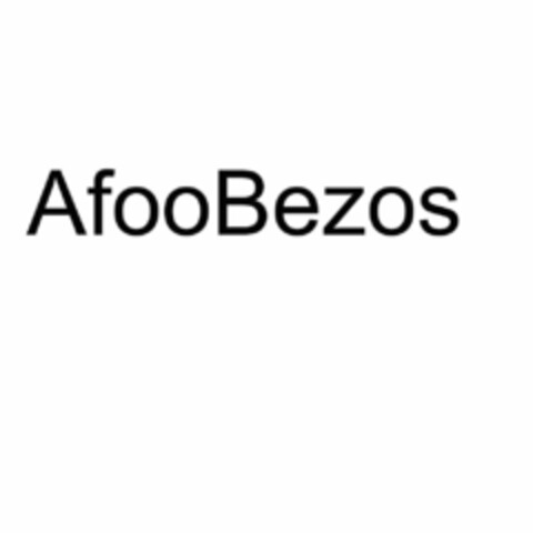 AFOOBEZOS Logo (USPTO, 03/28/2018)