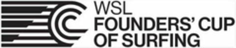 C WSL FOUNDERS' CUP OF SURFING Logo (USPTO, 05/03/2018)