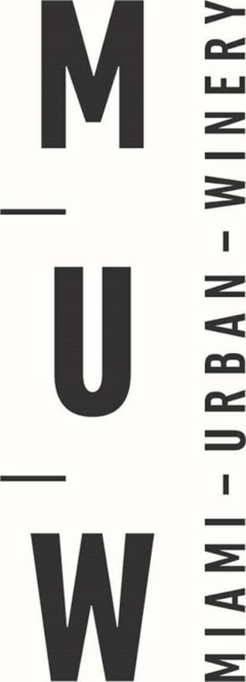 MUW MIAMI - URBAN - WINERY Logo (USPTO, 23.04.2019)