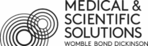 MEDICAL & SCIENTIFIC SOLUTIONS WOMBLE BOND DICKINSON Logo (USPTO, 01.11.2019)