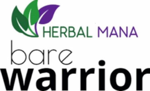 HERBAL MANA BARE WARRIOR Logo (USPTO, 07.12.2019)