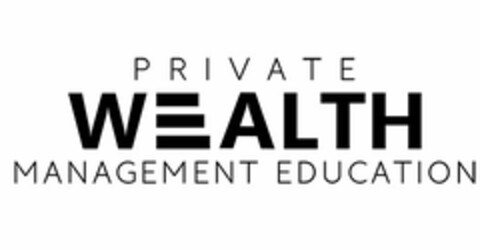 PRIVATE WEALTH MANAGEMENT EDUCATION Logo (USPTO, 29.05.2020)