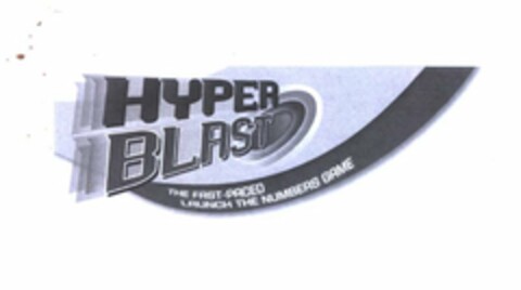 HYPER BLAST THE FAST-PACED LAUNCH THE NUMBERS GAME Logo (USPTO, 09.02.2009)