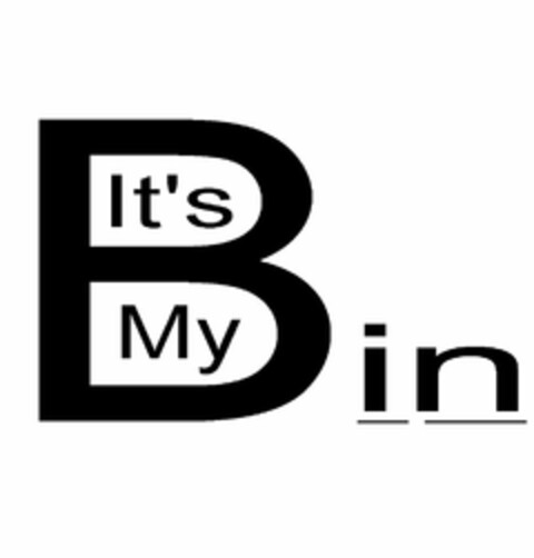 IT'S MY BIN Logo (USPTO, 06/09/2009)