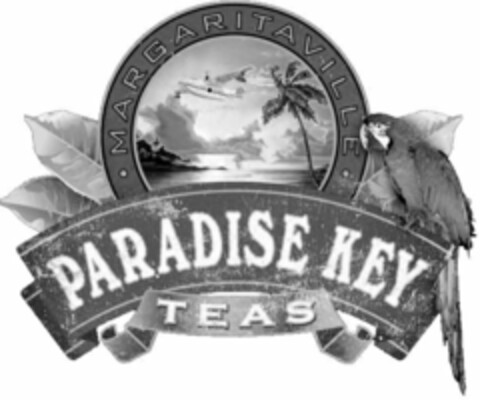 MARGARITAVILLE PARADISE KEY TEAS Logo (USPTO, 04/12/2010)