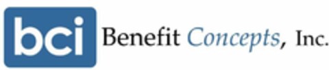 BCI BENEFIT CONCEPTS, INC. Logo (USPTO, 27.05.2010)