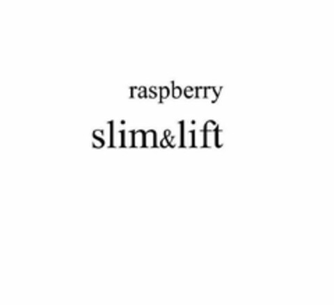 RASPBERRY SLIM&LIFT Logo (USPTO, 06/15/2010)