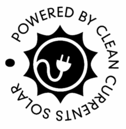 POWERED BY CLEAN CURRENTS SOLAR Logo (USPTO, 01/06/2011)