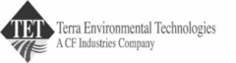 TET TERRA ENVIRONMENTAL TECHNOLOGIES A CF INDUSTRIES COMPANY Logo (USPTO, 01/07/2011)