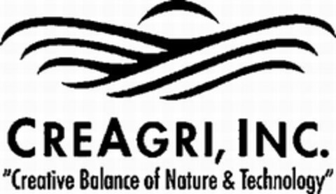 CREAGRI, INC. "CREATIVE BALANCE OF NATURE & TECHNOLOGY" Logo (USPTO, 11.04.2011)