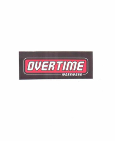 OVERTIME WORKWEAR Logo (USPTO, 22.08.2012)