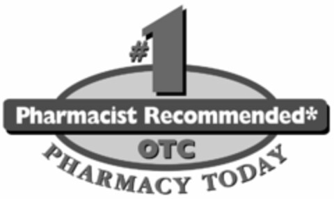 #1 PHARMACIST RECOMMENDED* OTC PHARMACY TODAY Logo (USPTO, 06/23/2013)