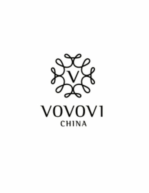 V VOVOVI CHINA Logo (USPTO, 05/23/2014)