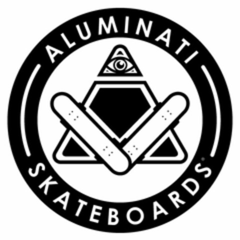 ALUMINATI SKATEBOARDS Logo (USPTO, 23.06.2014)