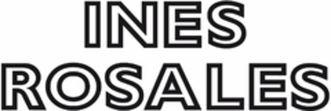 INES ROSALES Logo (USPTO, 20.10.2014)