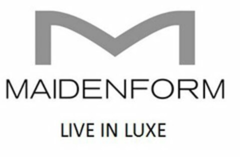 M MAIDENFORM LIVE IN LUXE Logo (USPTO, 13.11.2014)