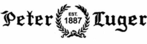 PETER LUGER EST. 1887 Logo (USPTO, 03/10/2015)