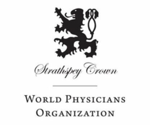 STRATHSPEY CROWN WORLD PHYSICIANS ORGANIZATION Logo (USPTO, 02/01/2016)