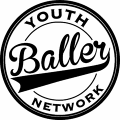 YOUTH BALLER NETWORK Logo (USPTO, 02.06.2016)