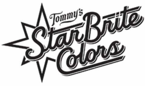 TOMMY'S STARBRITE COLORS Logo (USPTO, 28.09.2016)