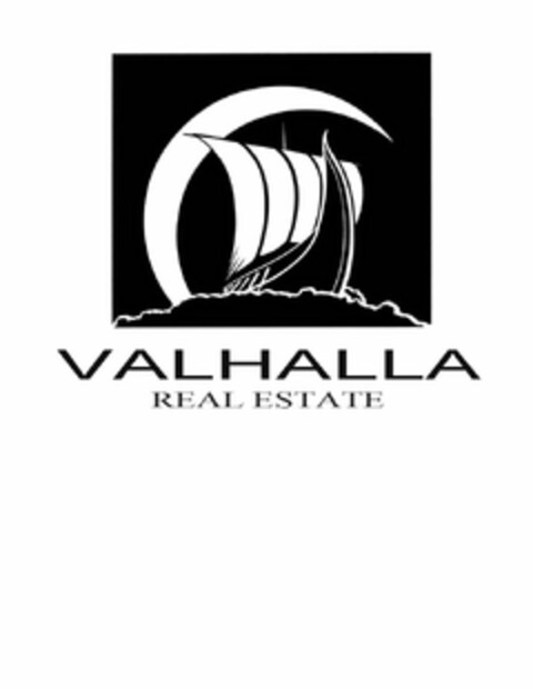 VALHALLA REAL ESTATE Logo (USPTO, 11/29/2016)