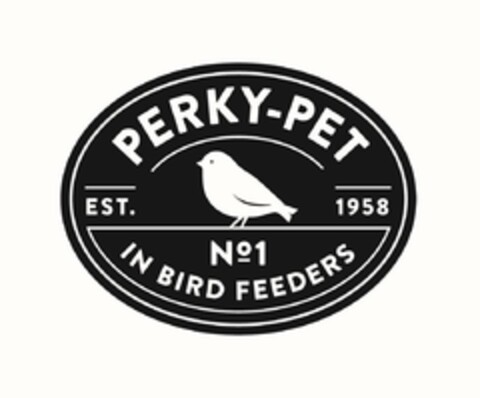 PERKY-PET EST. 1958 NO 1 IN BIRD FEEDERS Logo (USPTO, 06.12.2016)