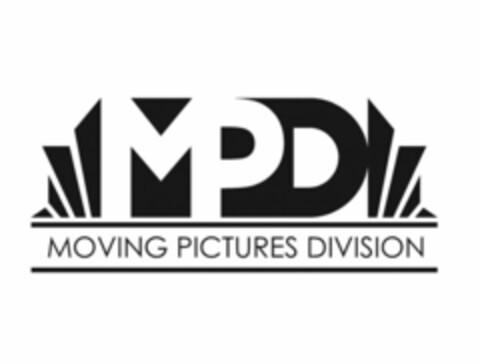 MPD MOVING PICTURES DIVISION Logo (USPTO, 29.12.2016)