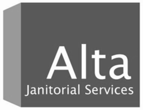 ALTA JANITORIAL SERVICES Logo (USPTO, 02/15/2017)