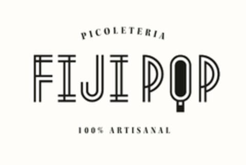 PICOLETERIA FIJIPOP 100% ARTISANAL Logo (USPTO, 02/26/2017)