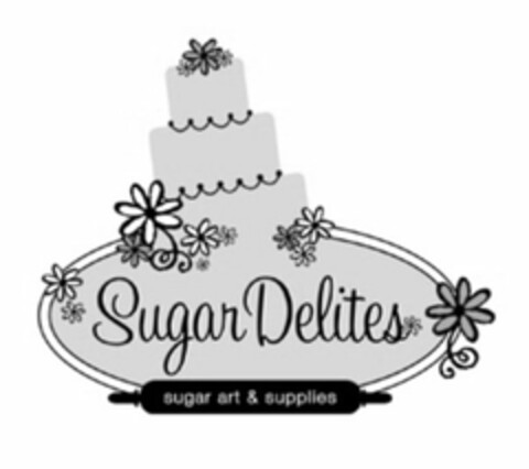 SUGAR DELITES SUGAR ART & SUPPLIES Logo (USPTO, 05/16/2017)