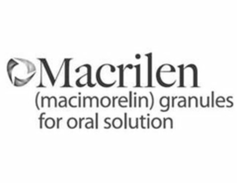 MACRILEN (MACIMORELIN) GRANULES FOR ORAL SOLUTION Logo (USPTO, 08.09.2017)