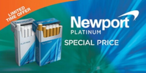 LIMITED TIME OFFER NEWPORT PLATINUM SPECIAL PRICE Logo (USPTO, 21.12.2017)