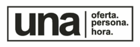 UNA OFERTA. PERSONA. HORA. Logo (USPTO, 02/21/2018)