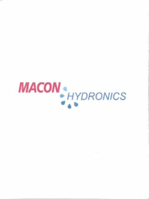 MACON HYDRONICS Logo (USPTO, 29.05.2018)