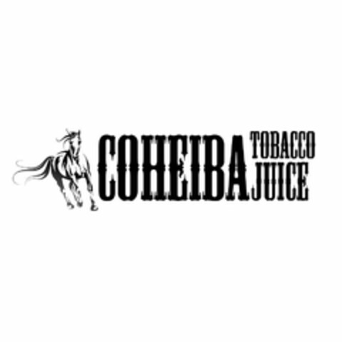 COHEIBA TOBACCO JUICE Logo (USPTO, 01.06.2018)